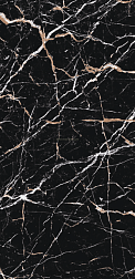 Flavour Granito Castano Black High Glossy Черный Полированный Керамогранит 60x120 см