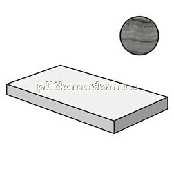 Cerdomus Skorpion Angolo Sx Grad.C.Retta Black Nat 80275 Ступень 33x120 см