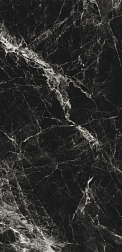 Flavour Granito Nero Marquina High Glossy Черный Полированный Керамогранит 60x120 см