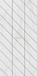 Ametis Supreme Gold Фальшмозаика SM02 Corner Белый Полированный Декор Левый 30x60 см