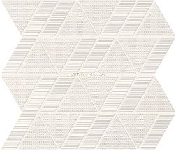 Atlas Concorde Aplomb White Mosaico Triangle Матовый Декор 30,5х31,5 см