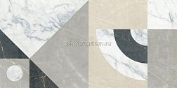 La Fenice Velvet Marble Decoro Frame Reactive 3D Rett Микс Матовый Ректифицированный Декор 60x120 см