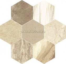 Unica Marmo Mix Sabbia Еsagono Керамогранит 35х40 см