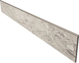 Ametis Oceanmist OM01 Light Grey Серый Полированный Плинтус 7x60 см