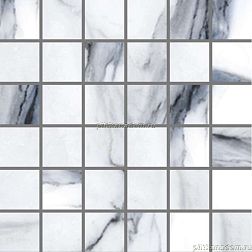 Energieker Calacatta Msc Oceanic Tess. Синяя Лаппатированная Мозаика 30x30 (4,8x4,8) см