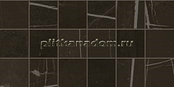 La faenza Trex3 1530Nlp 10mm Коричневая Лаппатированная Мозаика 15х30 см