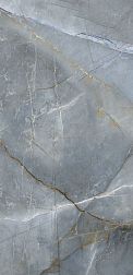 Flavour Granito Lamina Smoke Glossy Синий Полированный Керамогранит 60x120 см