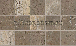 La faenza Trex3 1530TOrm 10mm Коричневая Матовая Мозаика 15х30 см